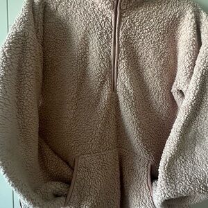 Forever 21 Tan Teddy Jacket